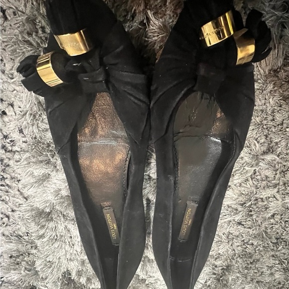 LOUIS VUITTON Bow & Tie Ballet Flats - Picture 4 of 12
